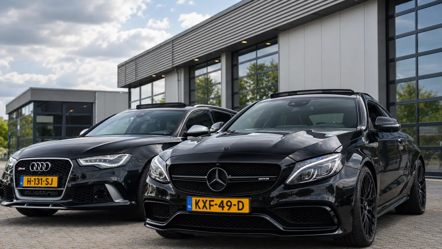 Occasions voor de showroom van QD AUTO'S